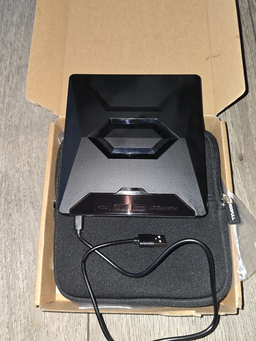 ROOFULL External CD DVD Drive USB 3.0 & USB-C CD ROM Burner DVD Player with USB